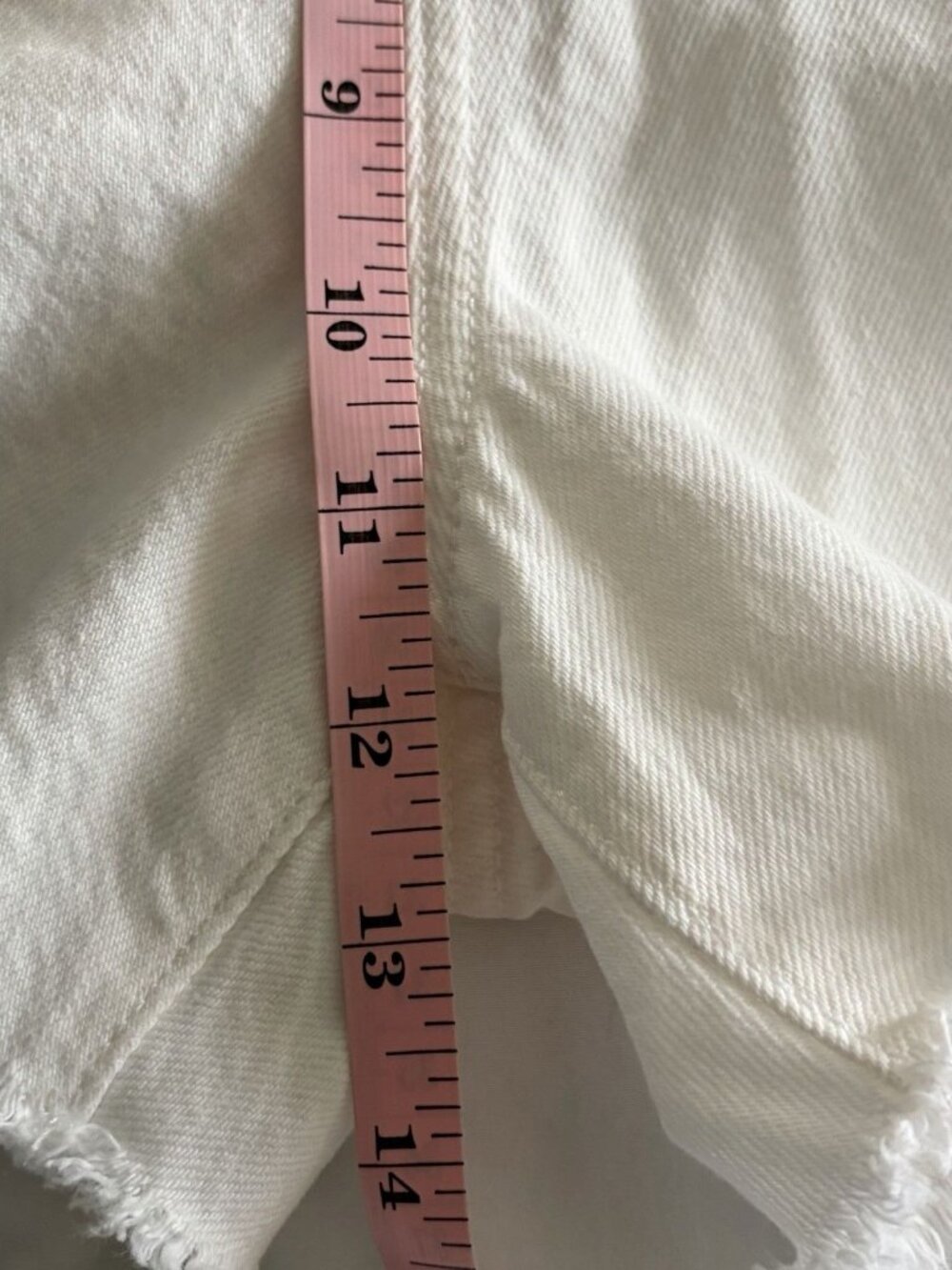Favorite Daughter Women’s High Rise Juni White Shorts Size 25 NWT - Picture 11 of 12